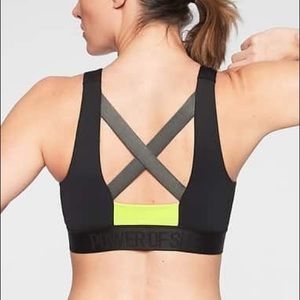 Athleta Colorblock Power of She Sports Bra S